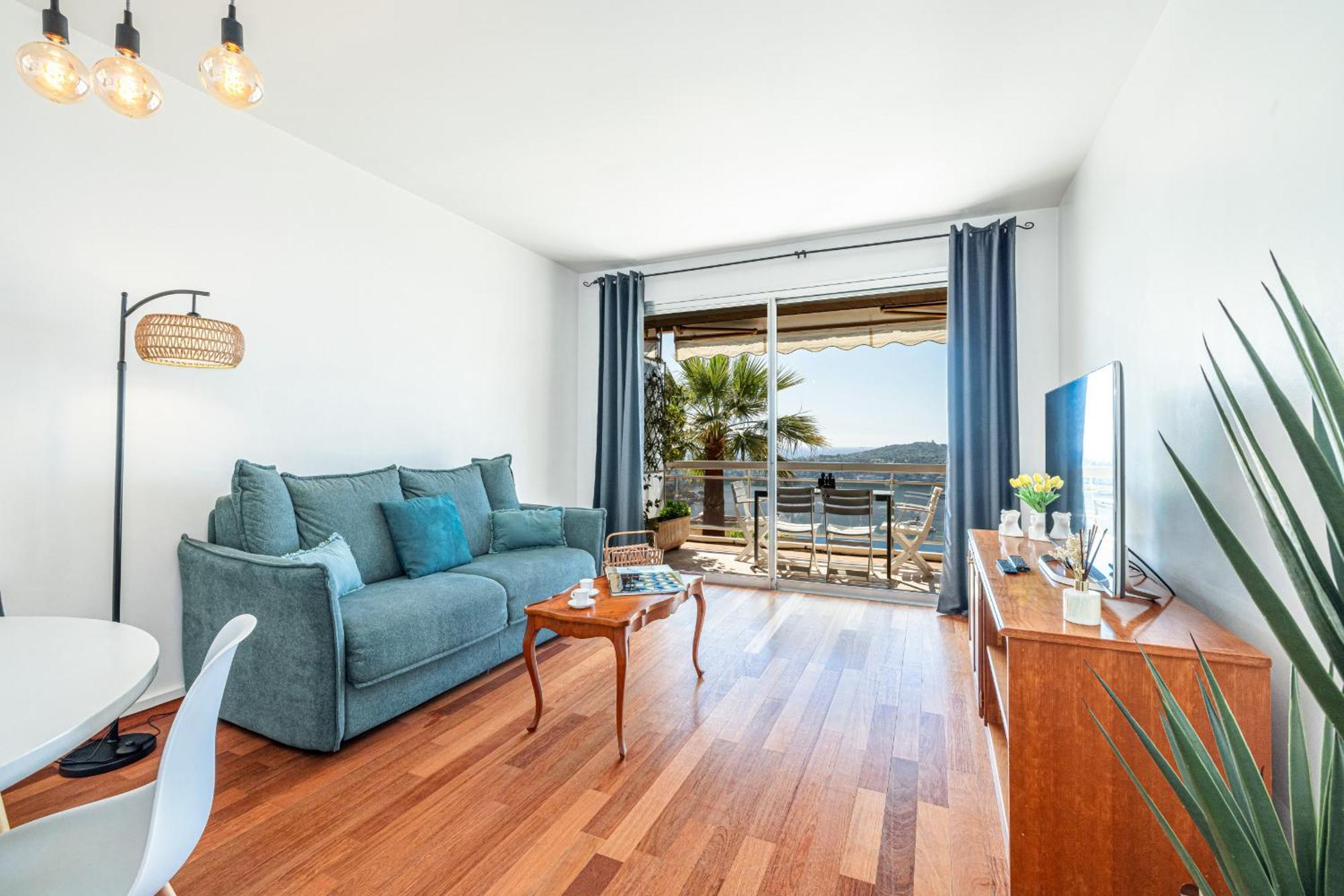 Apartamento Extraordinary Sea View - 1 Bdr With Ac Villefranche-sur-Mer Exterior foto