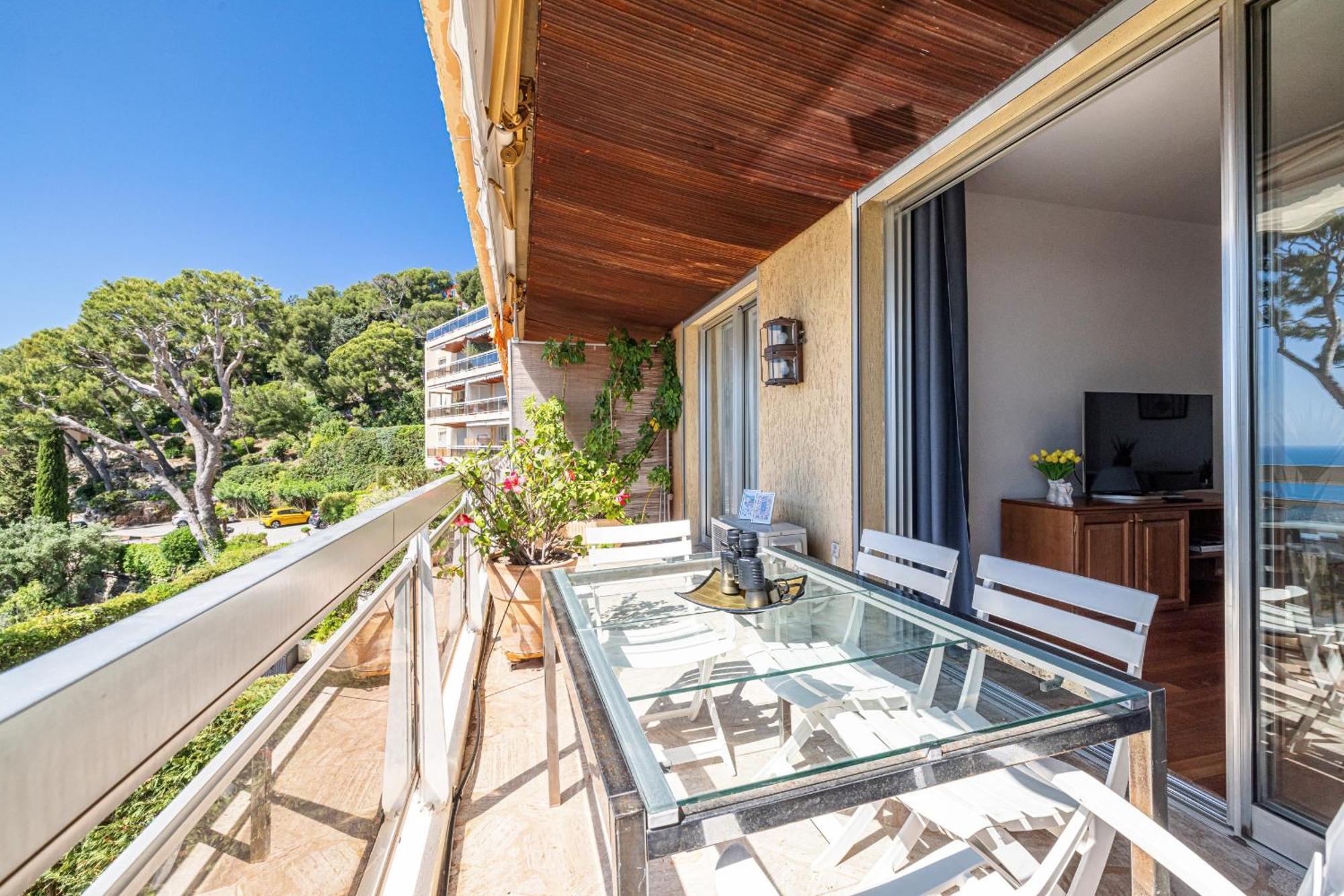Apartamento Extraordinary Sea View - 1 Bdr With Ac Villefranche-sur-Mer Exterior foto